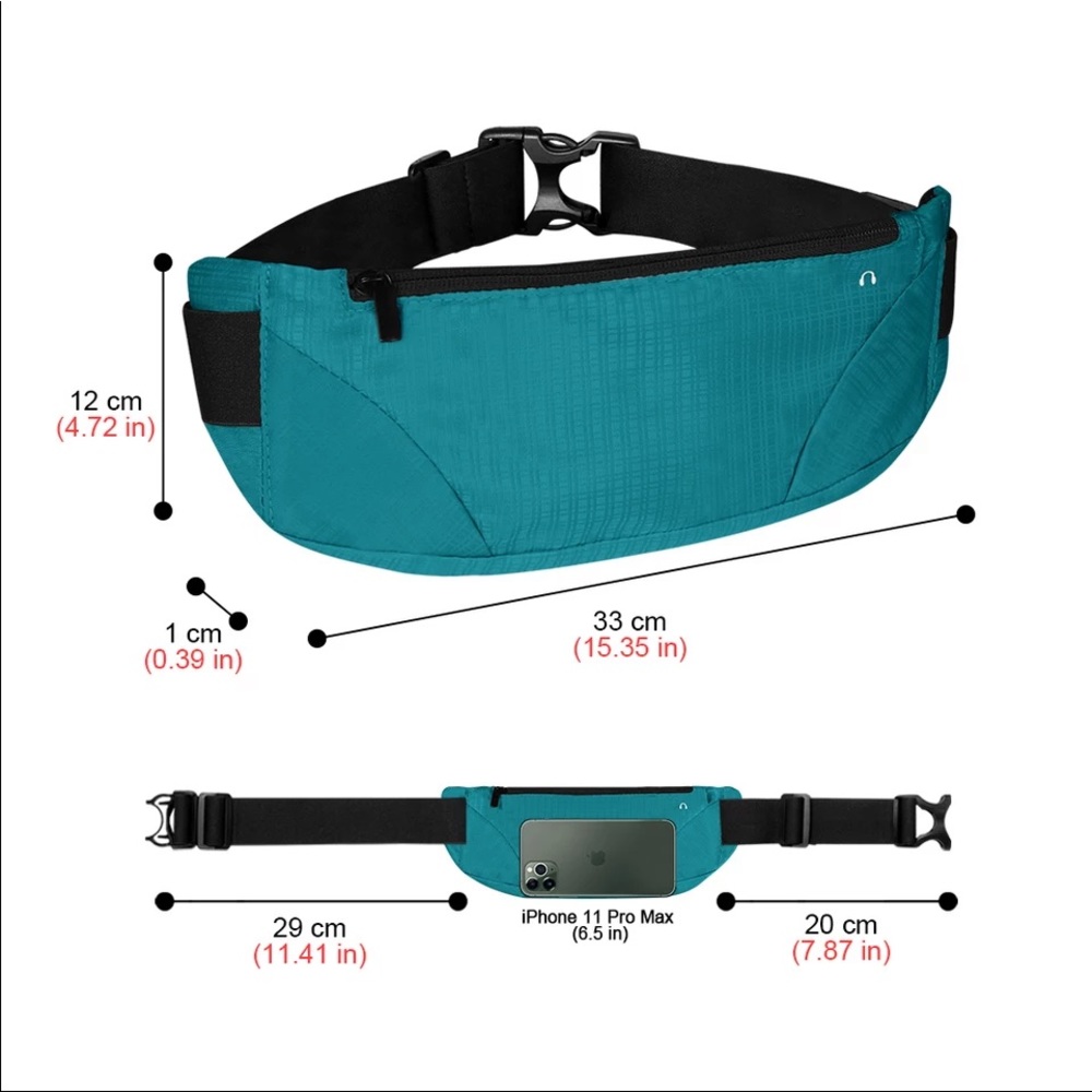 Teal Fanny Pack